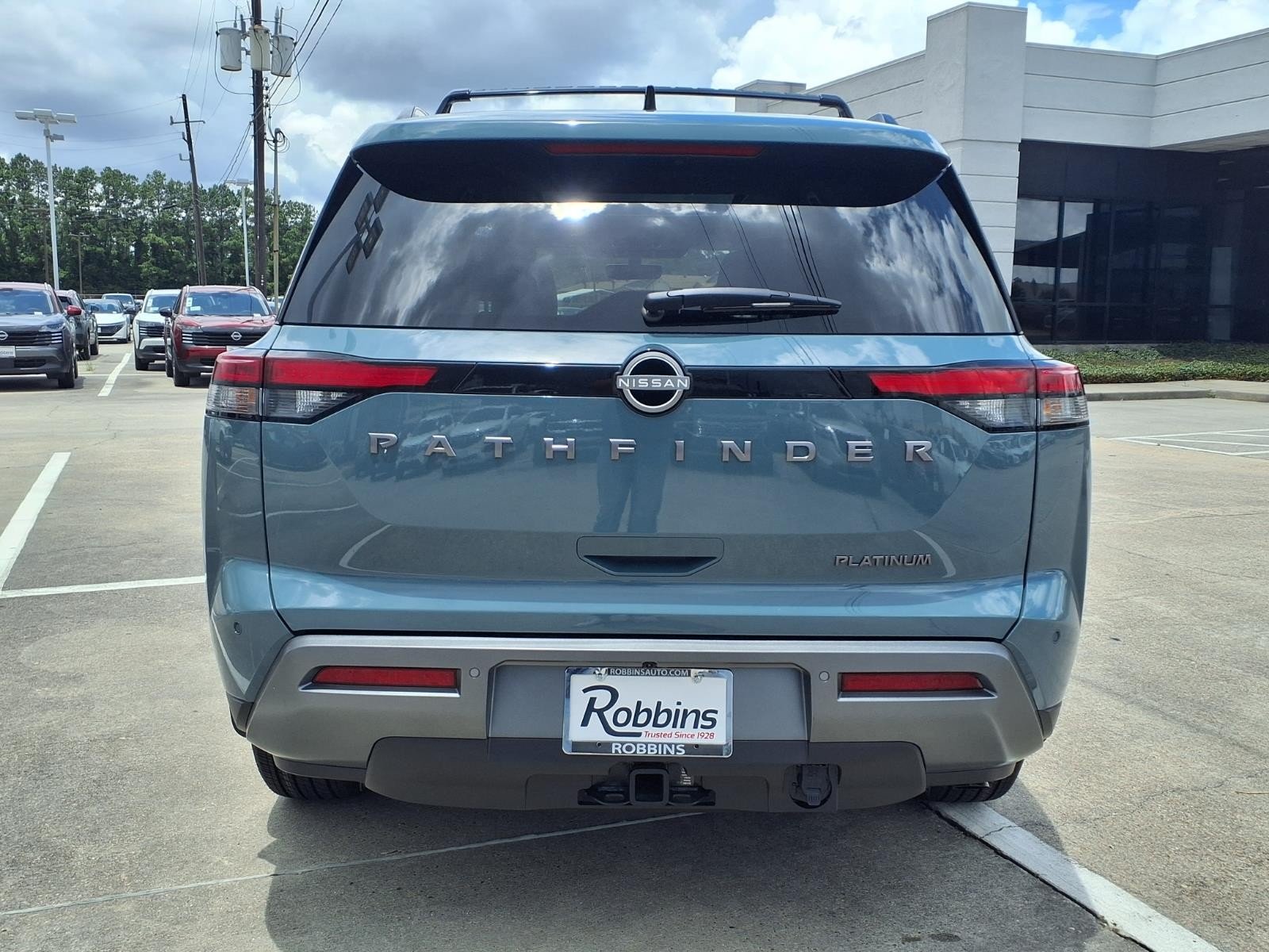 2026 Nissan Pathfinder Platinum Green at Robbins Nissan