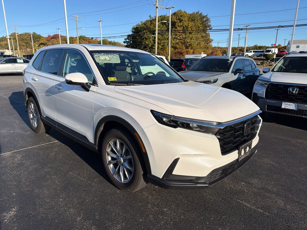 Used 2025 Platinum White Pearl Honda EX image 1
