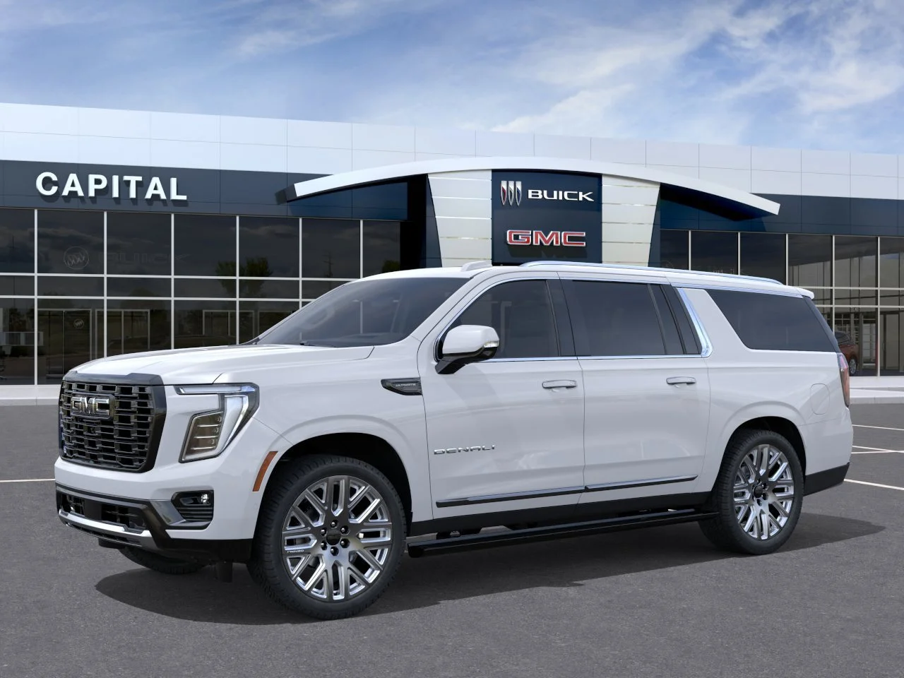 New 2026 Glacier White Tricoat GMC Denali Ultimate image 3