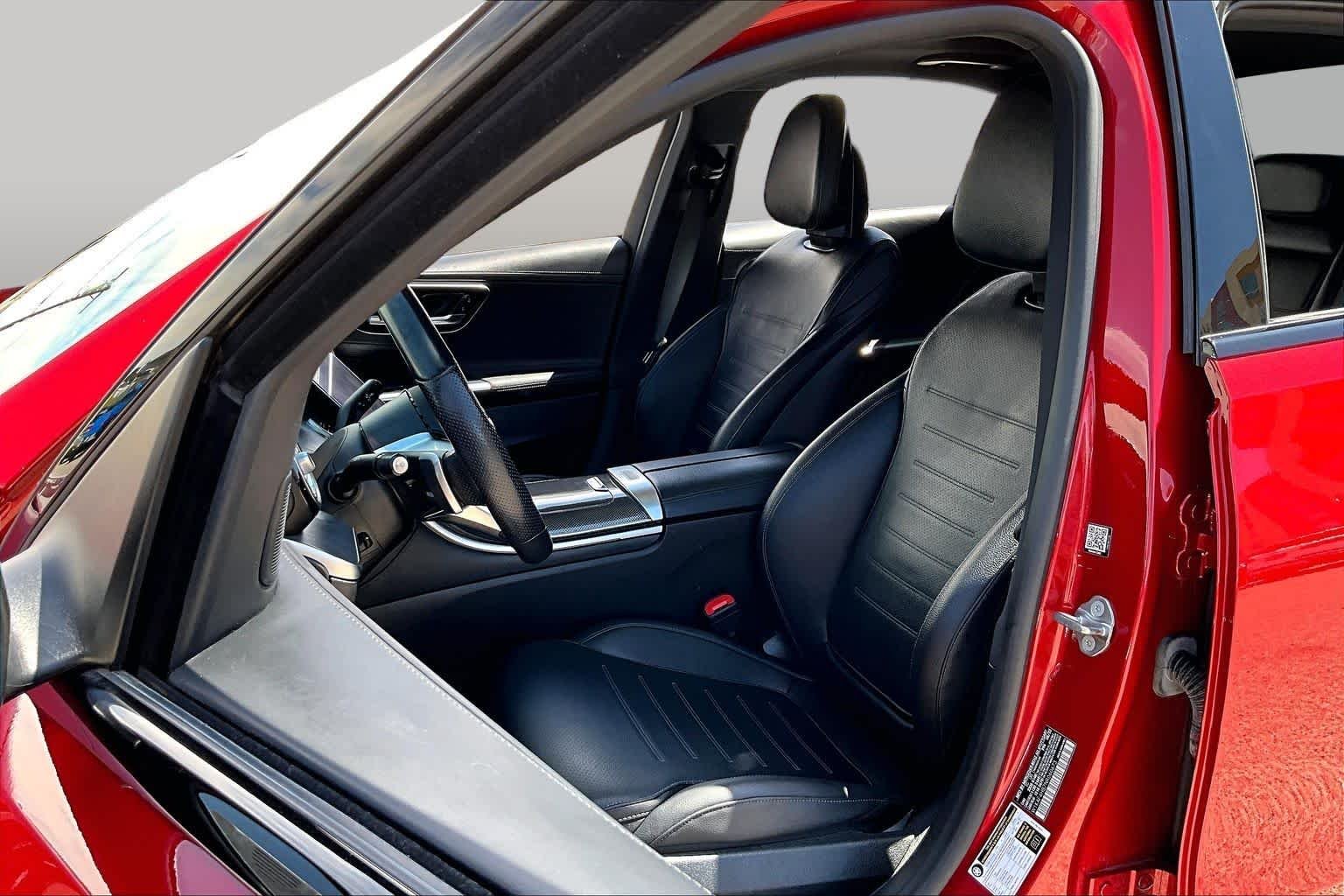 Used 2022 MANUFAKTUR Cardinal Red Metallic Mercedes-Benz C 300 image 7