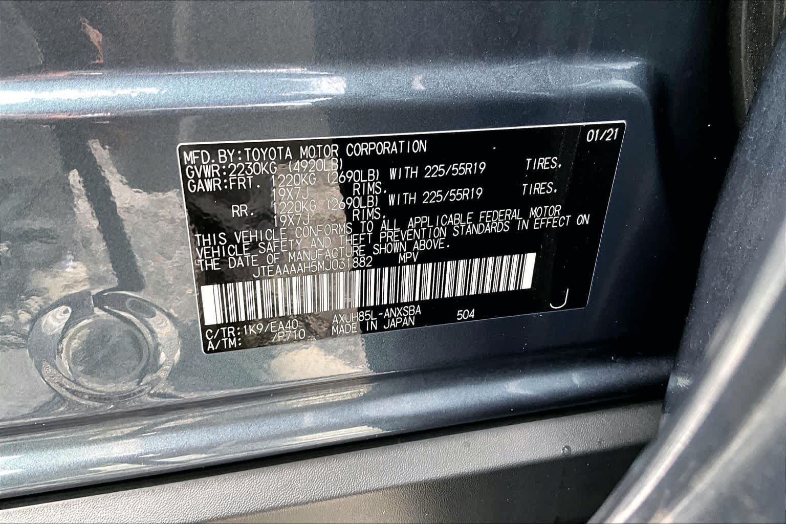 Used 2021 Coastal Gray Metallic Toyota Limited image 37
