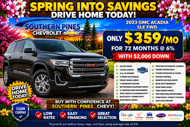 Used 2023 White GMC SLE image 5