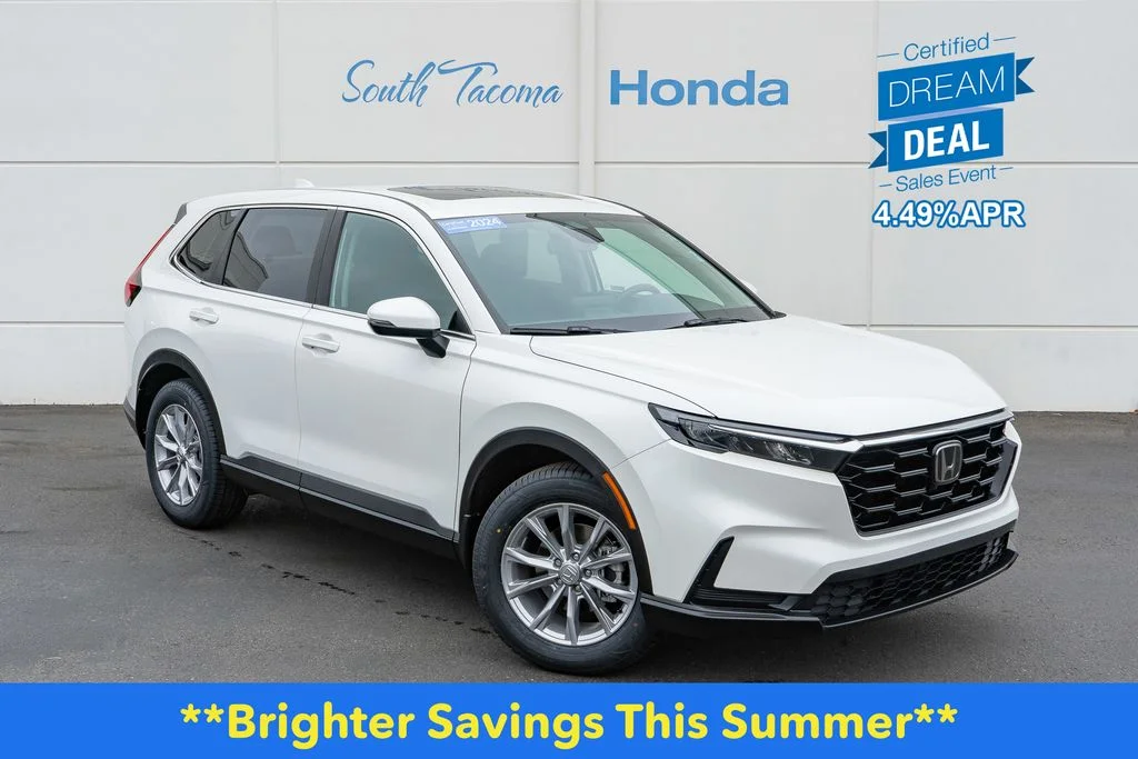 Certified Used 2024 Platinum White Pearl Honda 1.5T AWD EX image 1