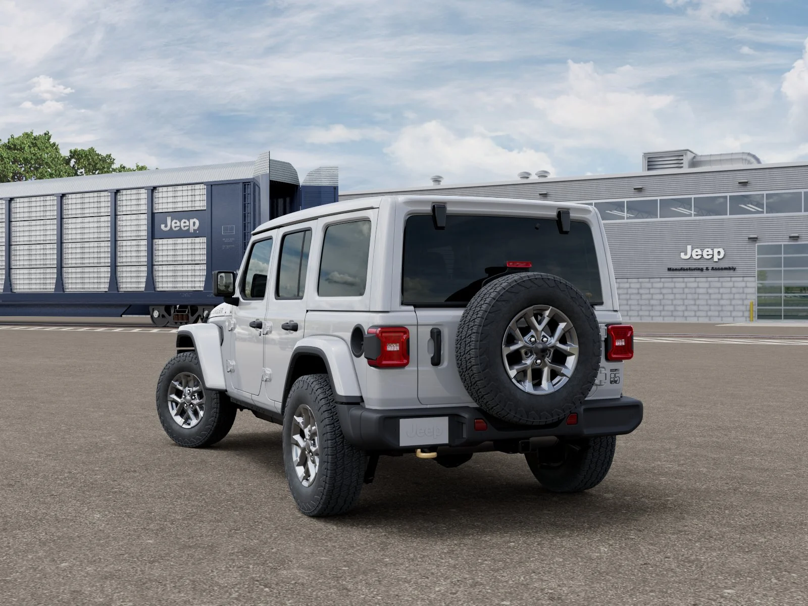 New 2026 Bright White Clear-Coat Exterior Paint Jeep  image 3