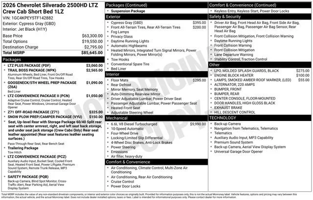 Used 2026 Cypress Gray Chevrolet LTZ image 5
