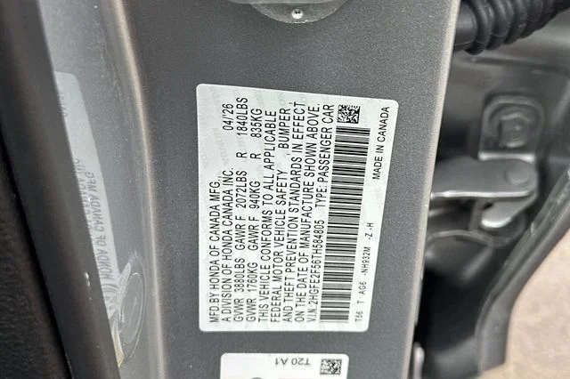Used 2026 Solar Silver Metallic Honda Sport image 34