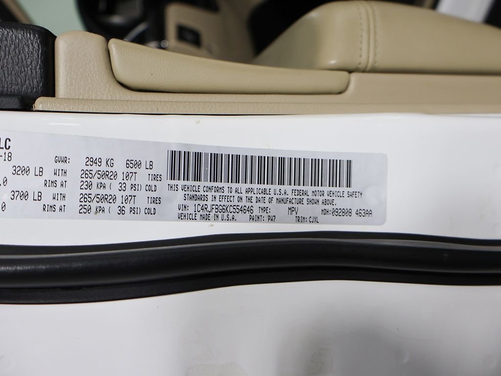 Used 2019 White Jeep Limited image 52