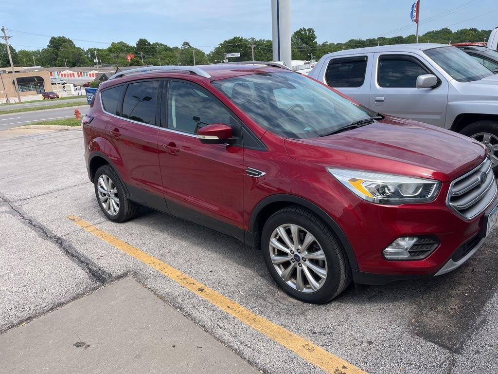 Used 2017 Ruby Red Metallic Ford Titanium image 2