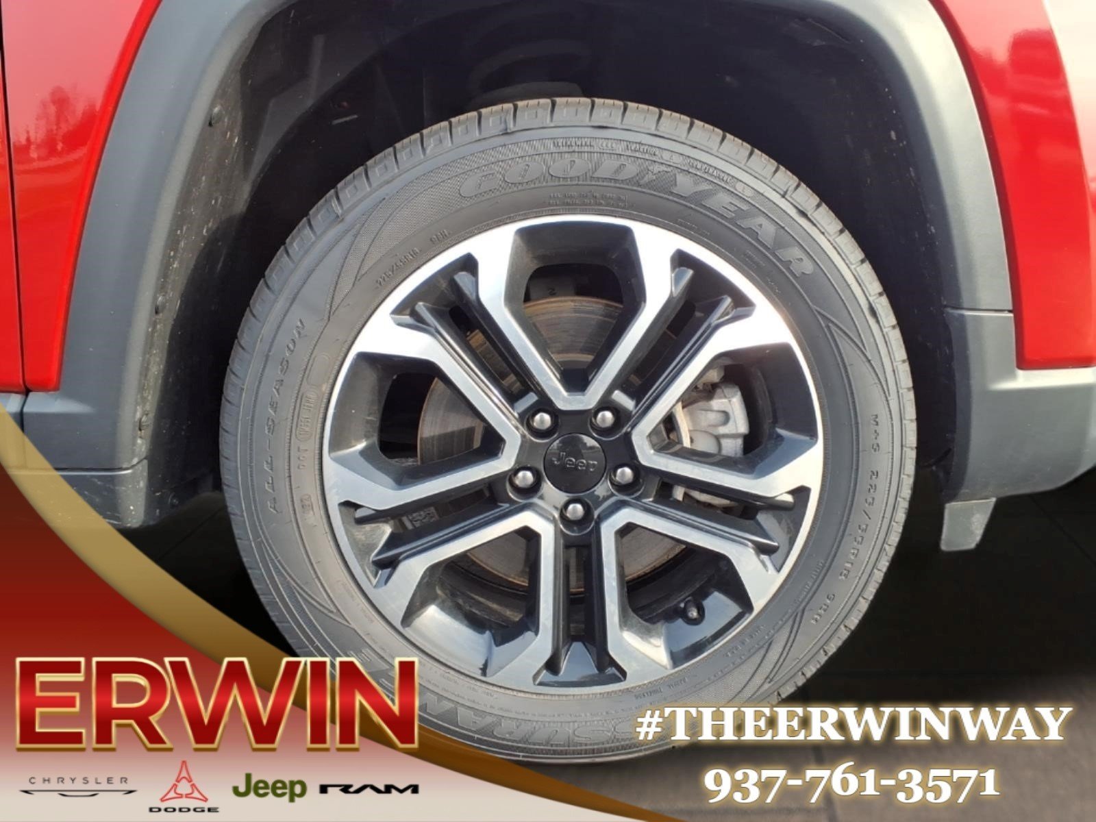 Certified Used 2023 Redline Pearl Coat Jeep Limited image 9
