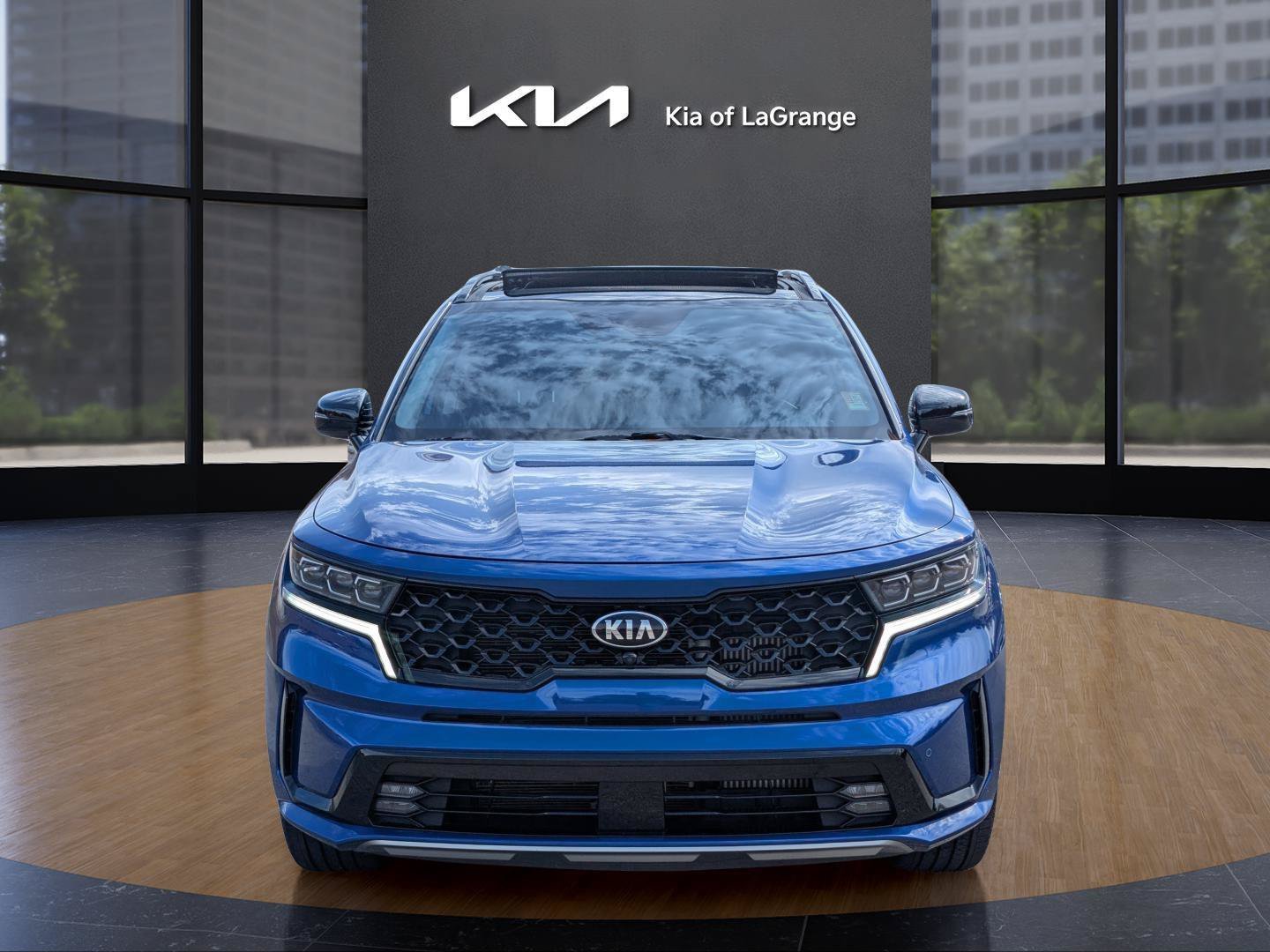Used 2021 Blue Kia SX Prestige image 2