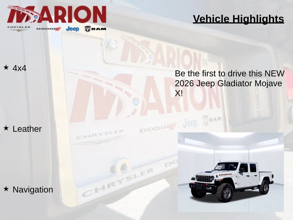 New 2026 White/off-white Jeep Mojave X image 5