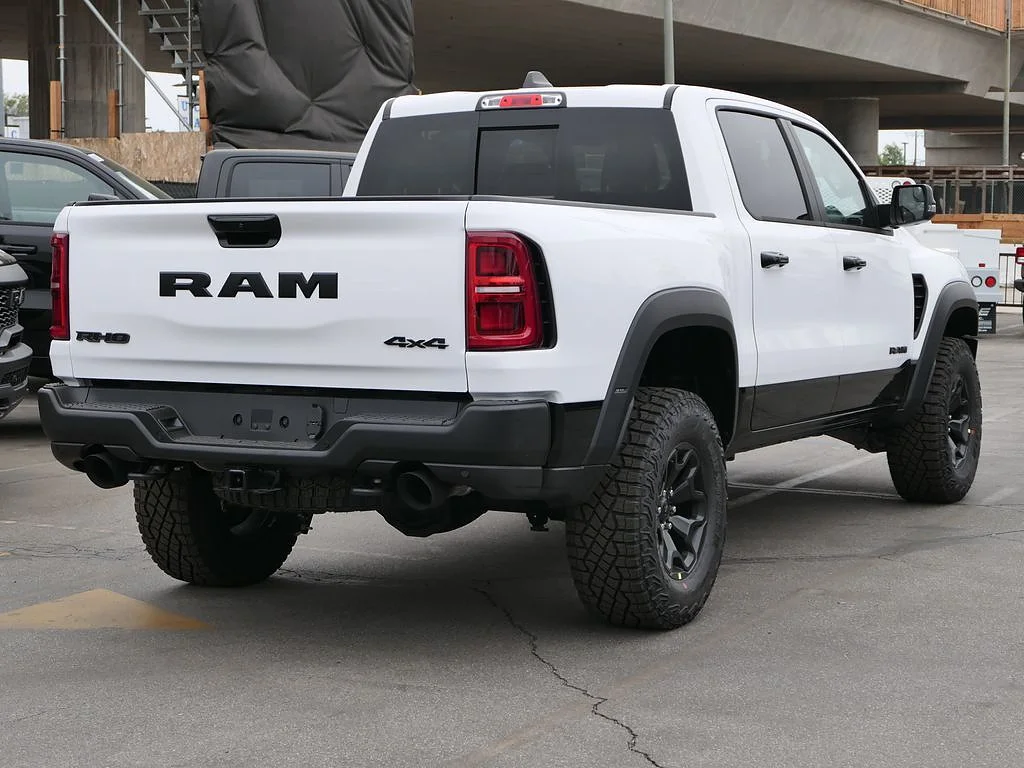New 2026 Bright White Clearcoat RAM RHO Crew Cab 4x4 5