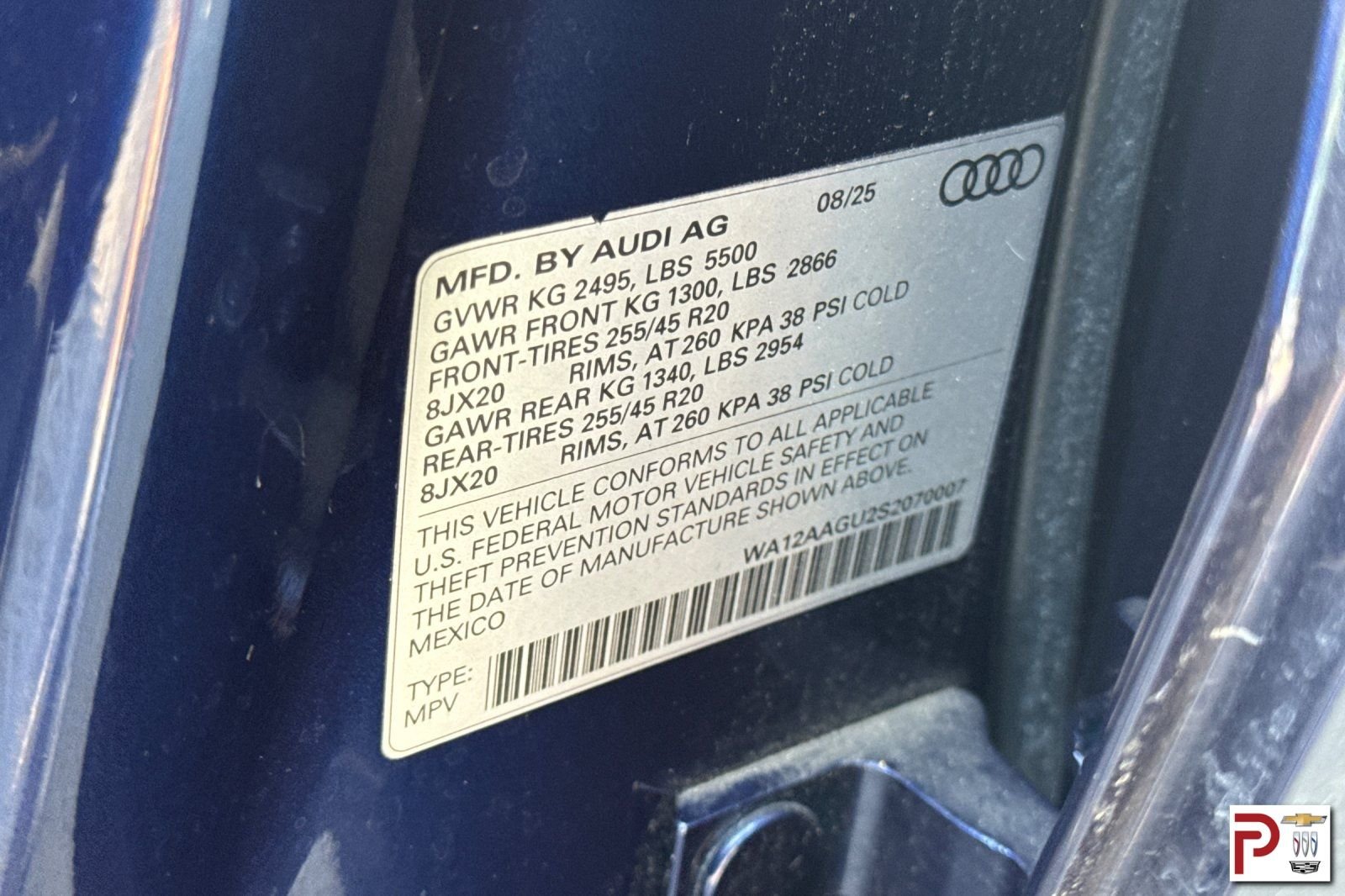 Used 2025 Blue Audi 2.0T Premium Plus image 36
