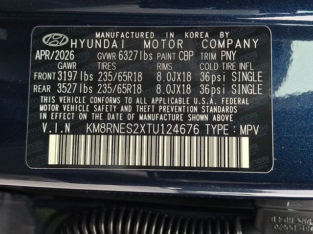 New 2026 Blue Hyundai SEL Premium image 17