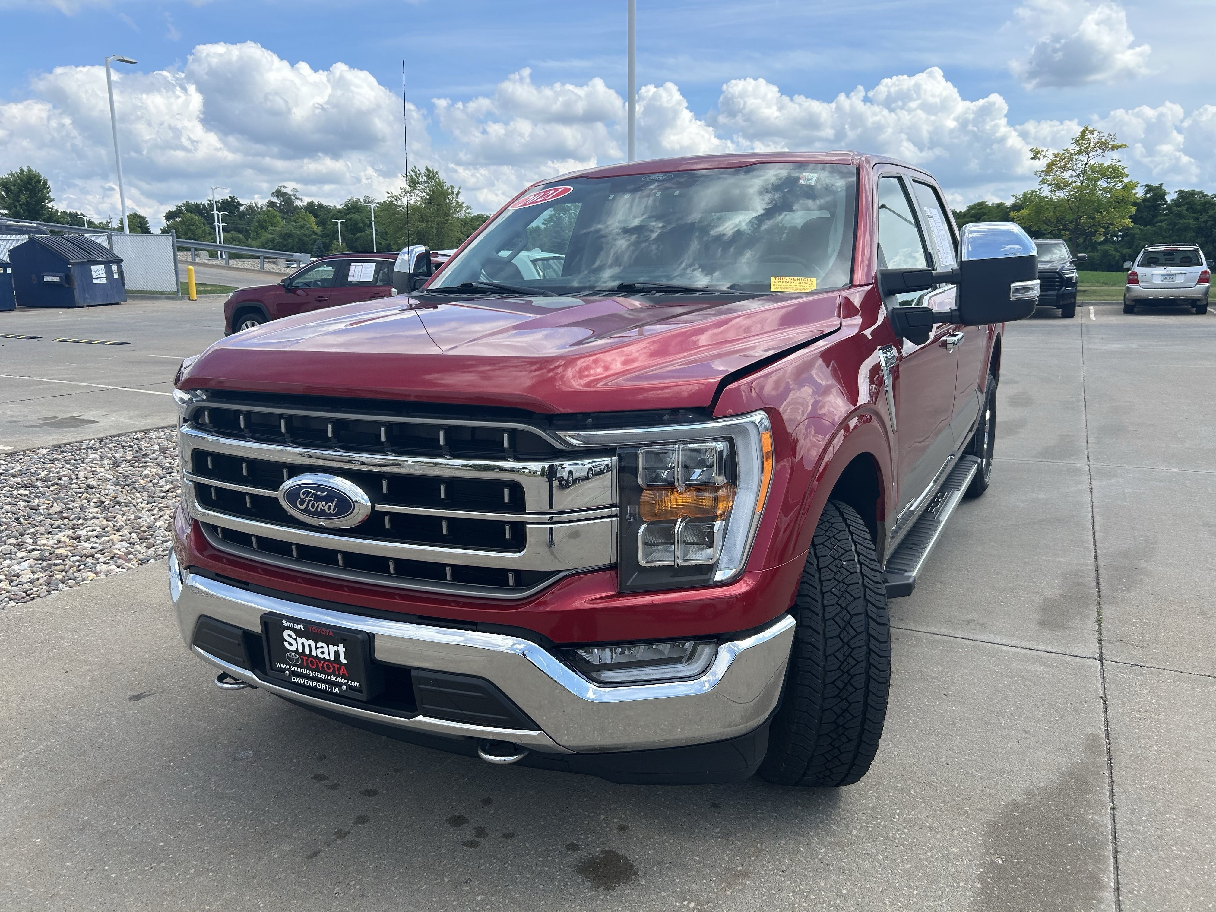 Used 2021 Red Ford LARIAT image 3