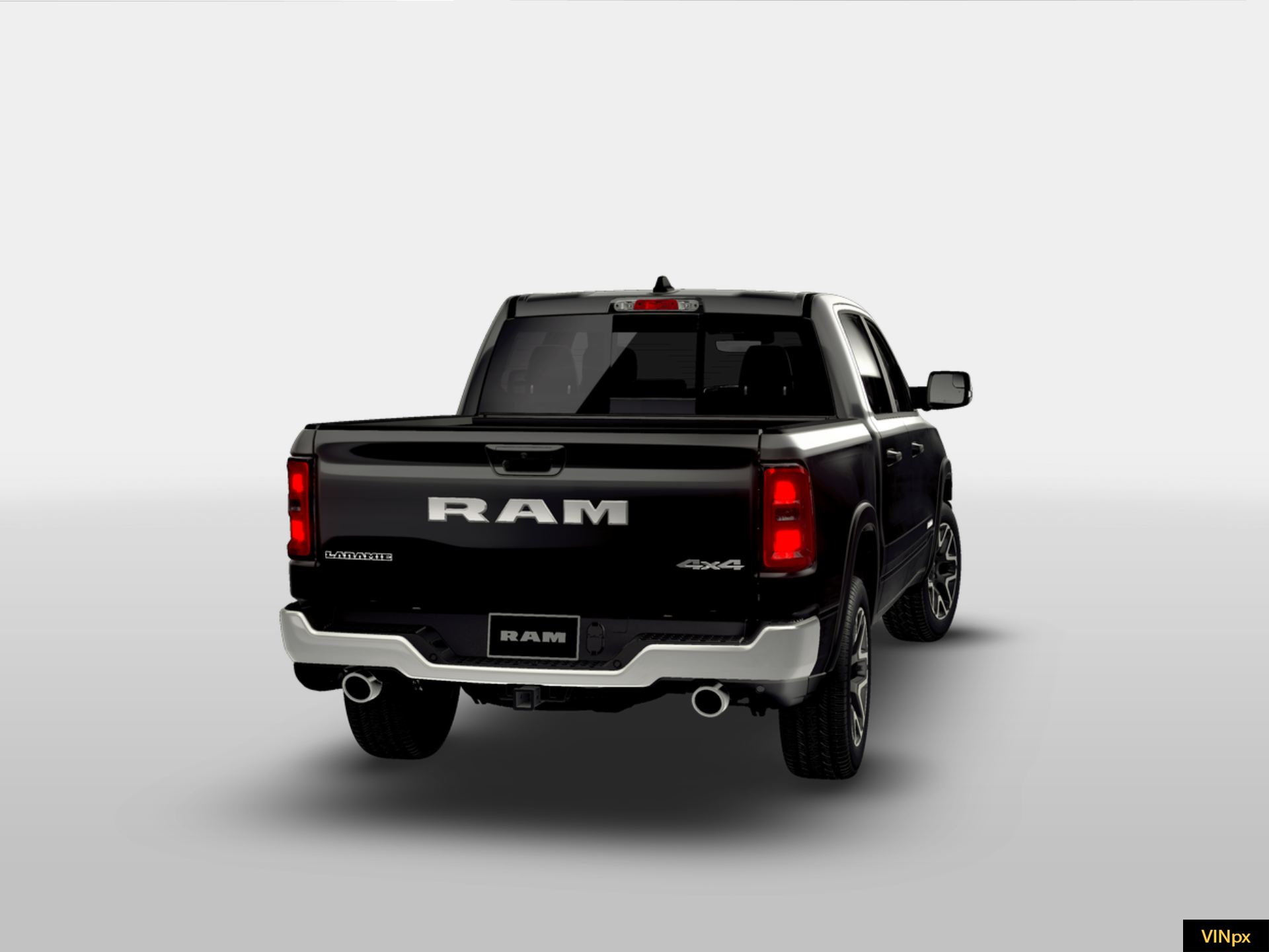 New 2026 Diamond Black Crystal Pearl-Coat Exterior Paint RAM LARAMIE image 14