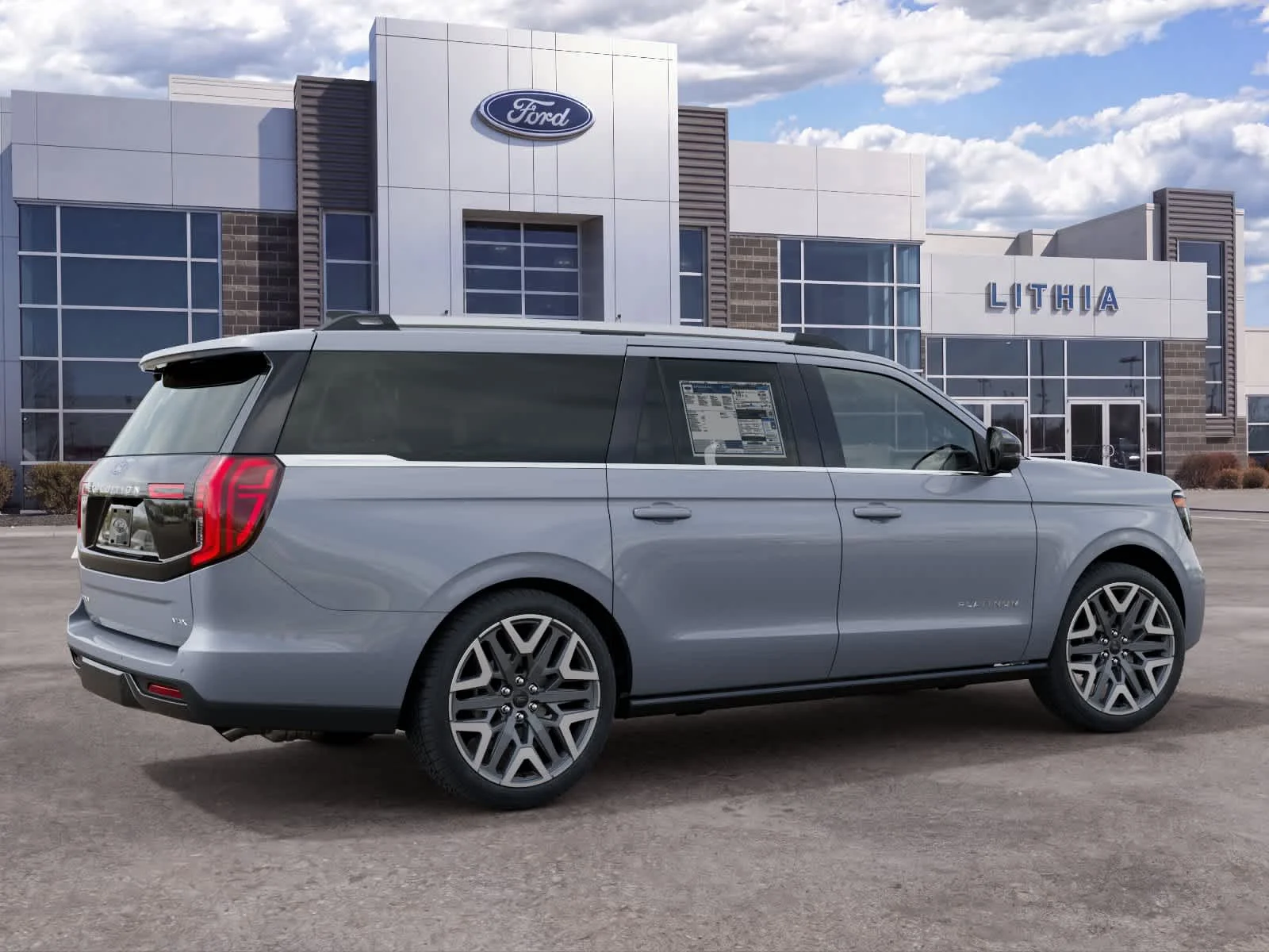 New 2027 Glacier Gray Metallic Tri-Coat Ford MAX Platinum image 6
