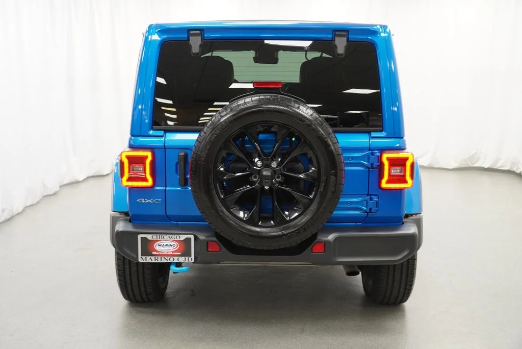Used 2024 Blue Jeep Sahara 4xe image 13