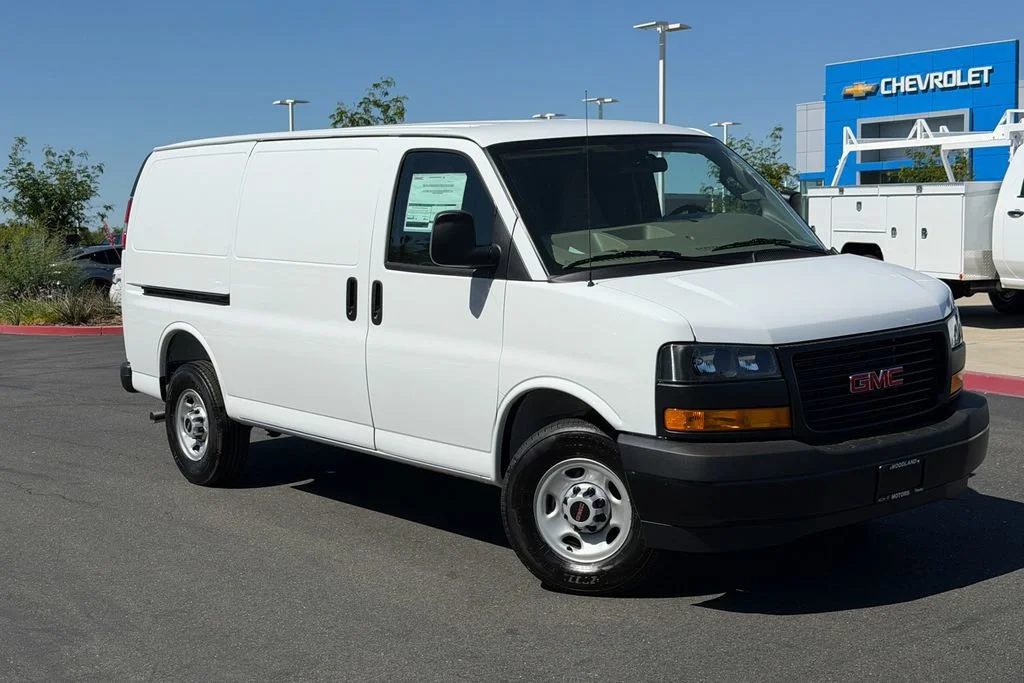 New 2026 Summit White GMC Work Van image 2