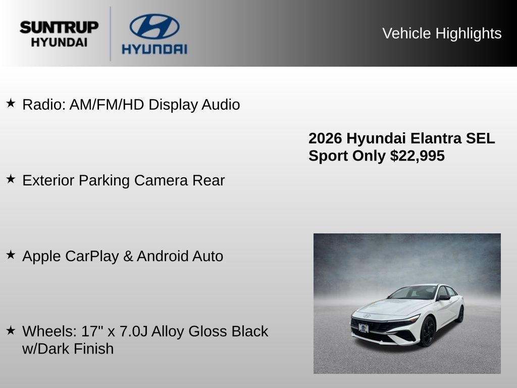 Used 2026 Serenity White Pearl Hyundai SEL Sport image 7
