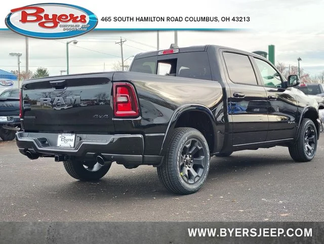 New 2026 Diamond Black Crystal Pearl-Coat Exterior Paint RAM Big Horn/Lone Star image 3