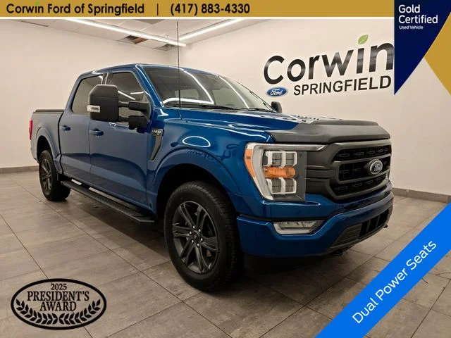 Certified Used 2023 Atlas Blue Metallic Ford XLT image 8