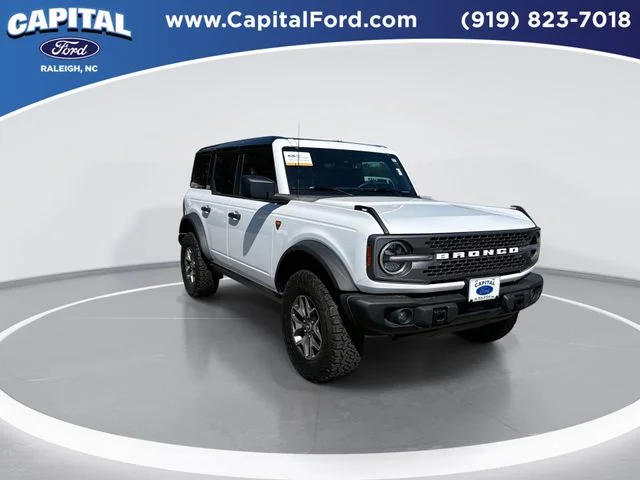 Used 2025 White Ford Badlands image 2