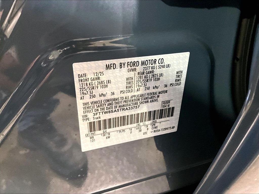New 2026 Azure Gray Metallic Tri-Coat Ford Lariat image 14