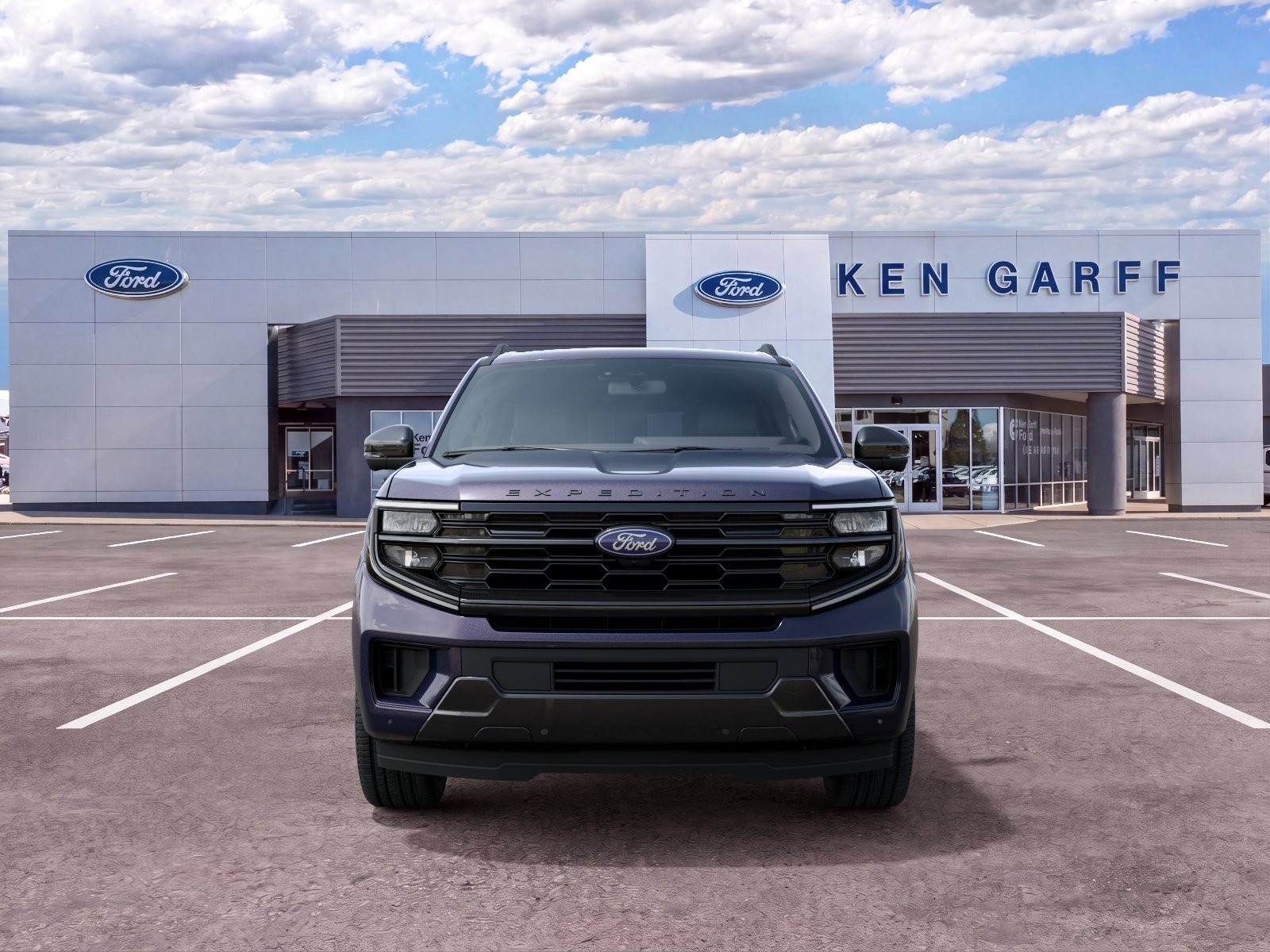 New 2027 Blue Ford Platinum image 3