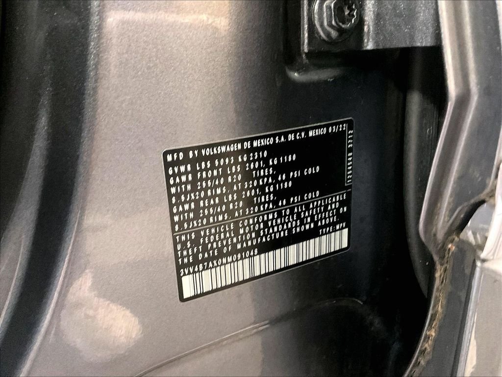 Certified Used 2022 Gray Volkswagen 2.0T SEL R-Line image 36