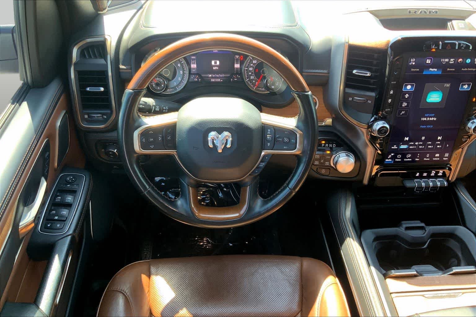 Used 2022 Billet Silver Metallic Clearcoat Ram Longhorn image 6