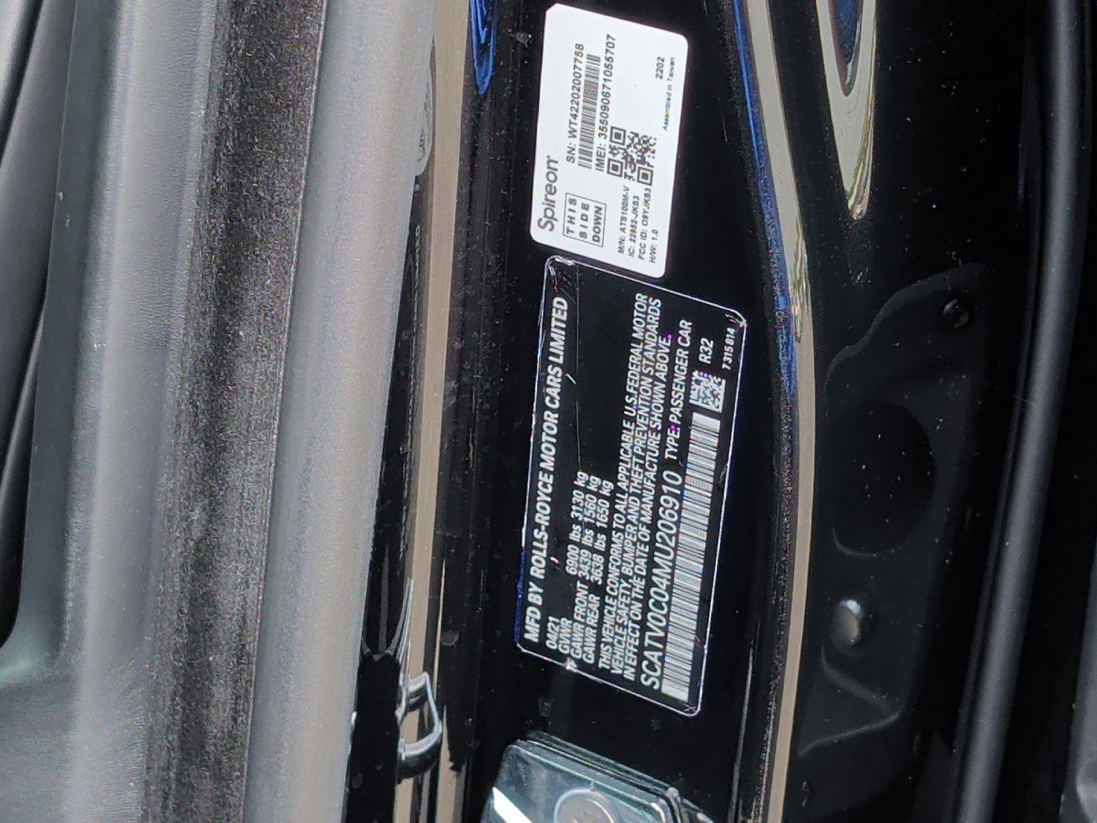 Used 2021 Black Diamond Rolls-Royce BASE image 12