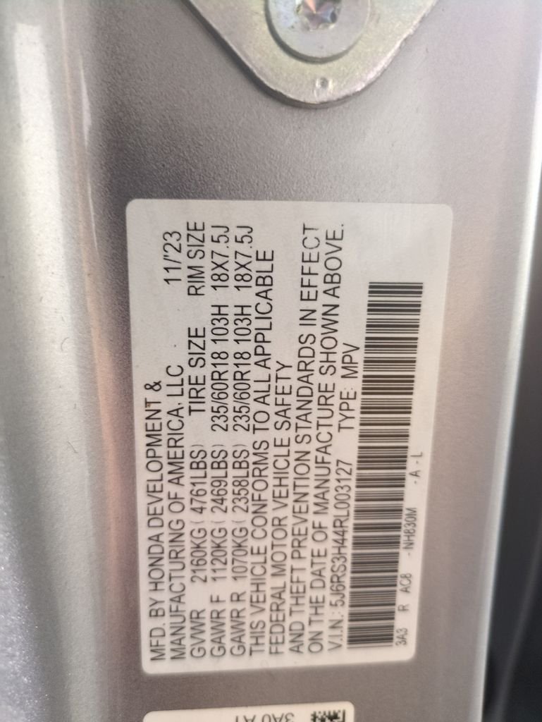 Used 2024 Lunar Silver Metallic Honda EX image 29
