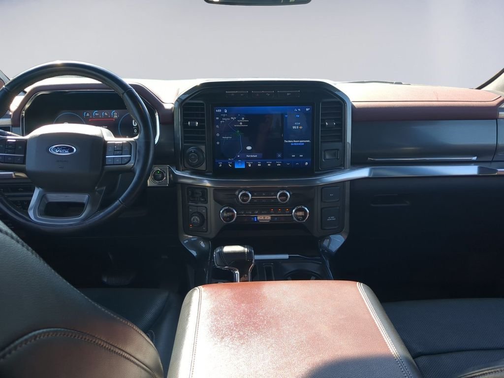 Used 2021 Carbonized Gray Metallic Ford Lariat image 14