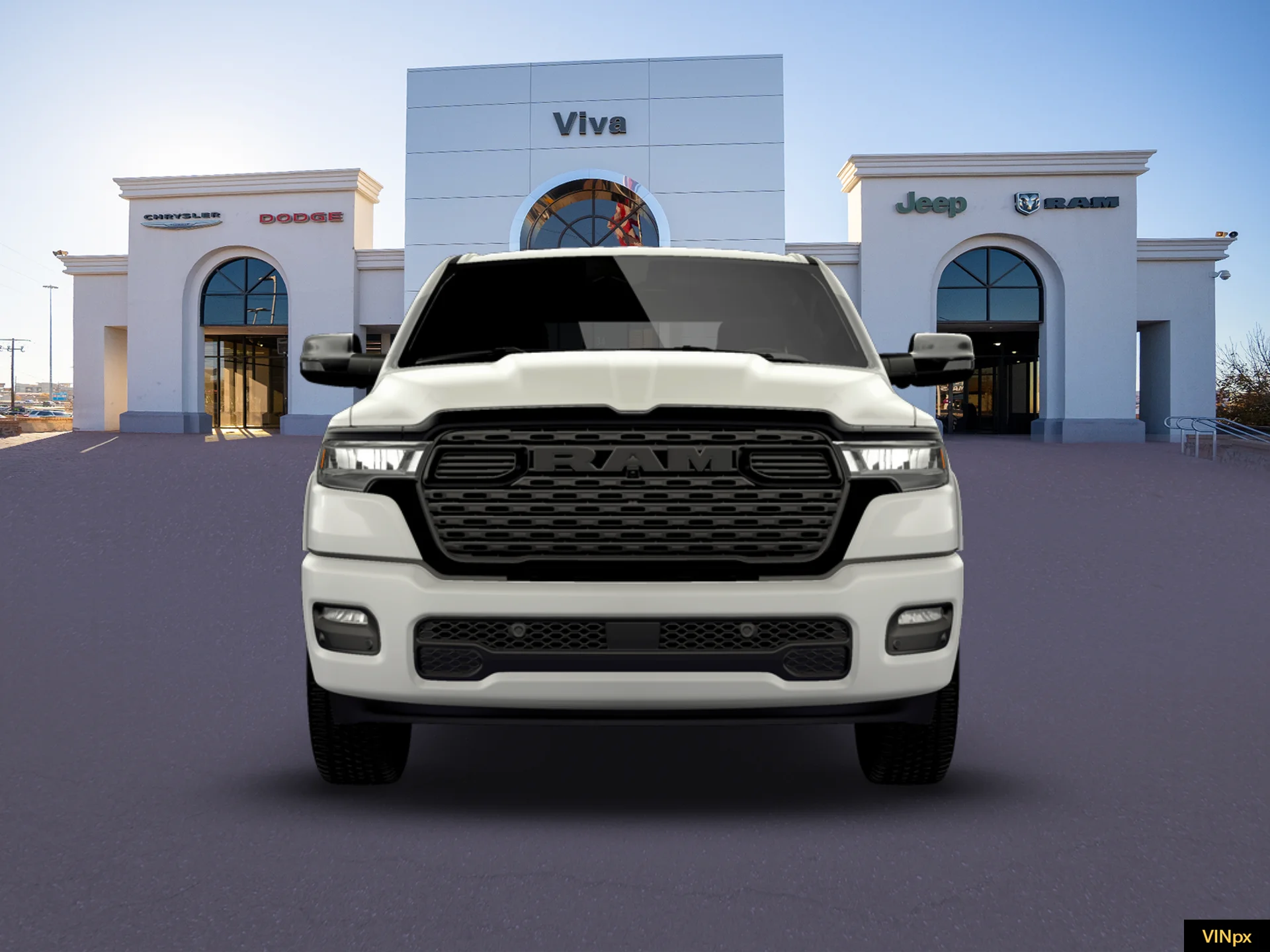 New 2026 Bright White Clear-Coat Exterior Paint RAM LONE STAR image 12