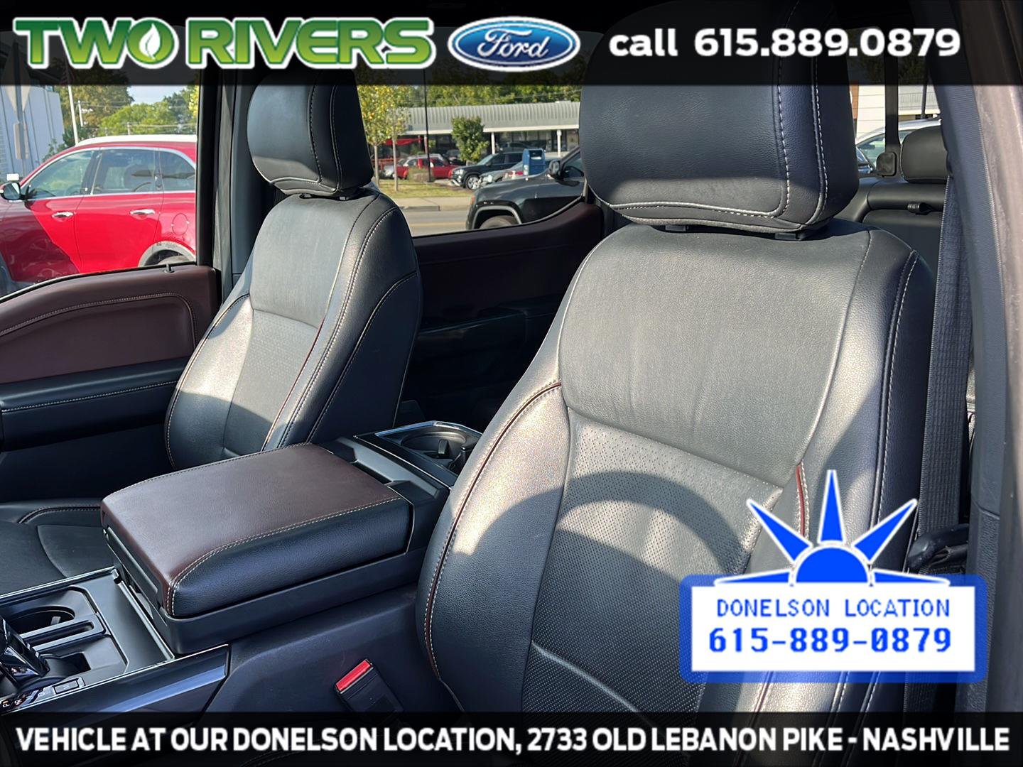 Used 2021 Carbonized Gray Metallic Ford LARIAT image 28