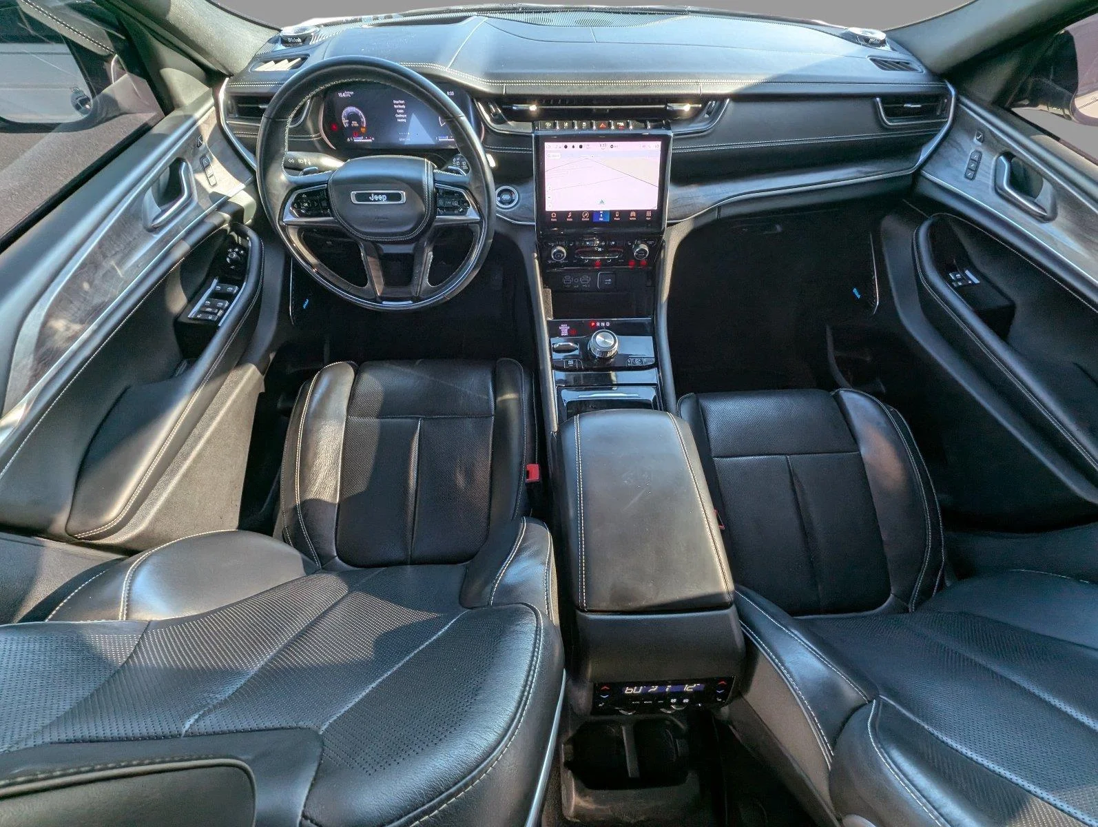 Used 2021 Bright White Clearcoat Jeep Overland image 35