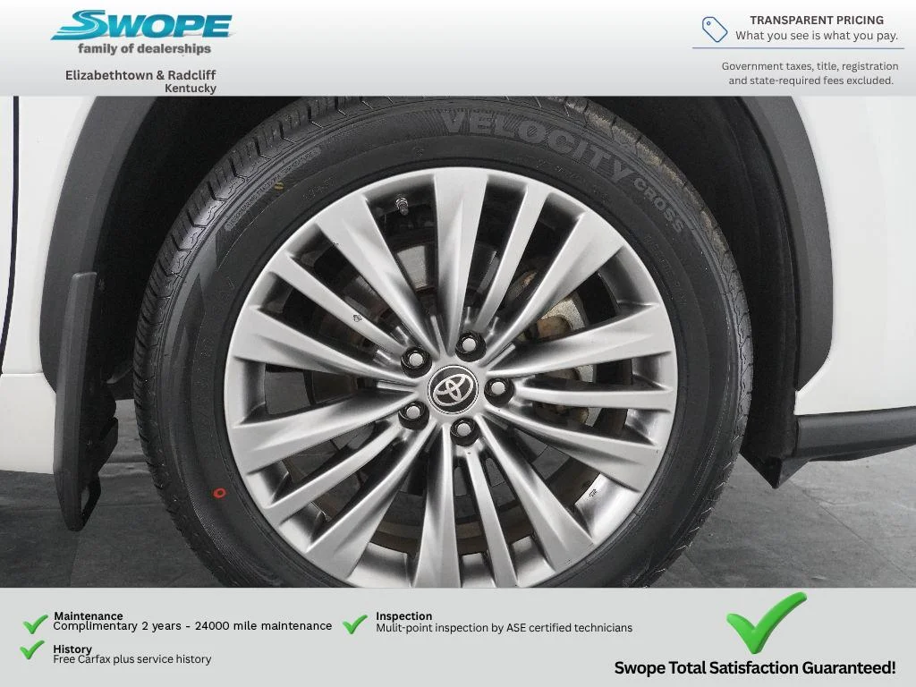Used 2021 Blizzard Pearl Toyota Hybrid Platinum image 30