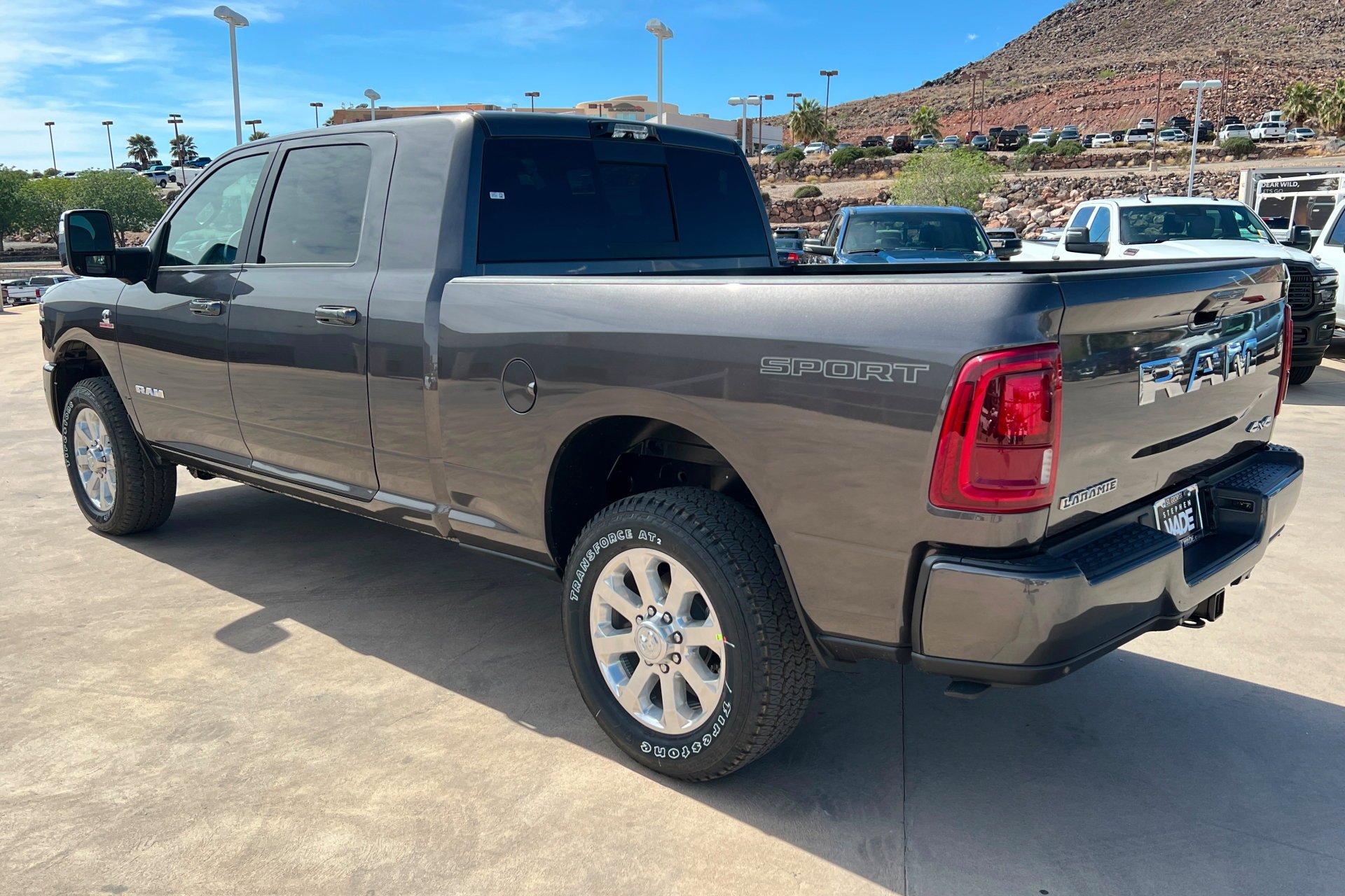 New 2026 Granite Crystal Metallic Clear-Coat Exterior Paint RAM Laramie image 3