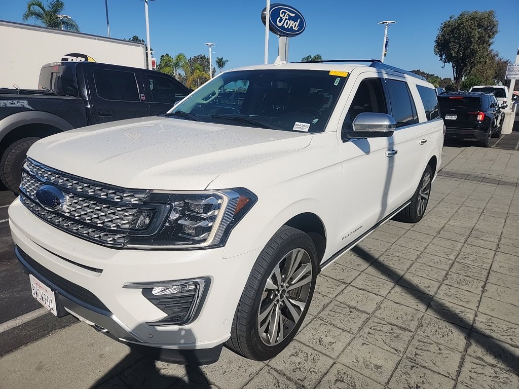 Used 2021 White Metallic Ford Platinum image 3