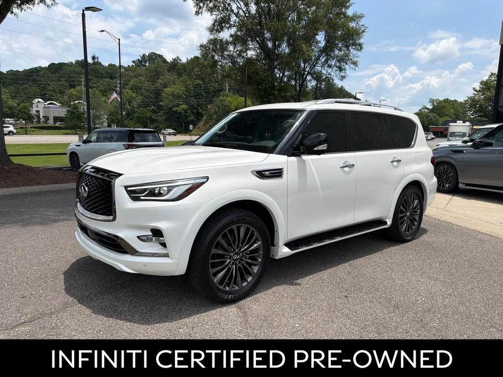 Certified Used 2023 Moonstone White INFINITI Premium Select image 9