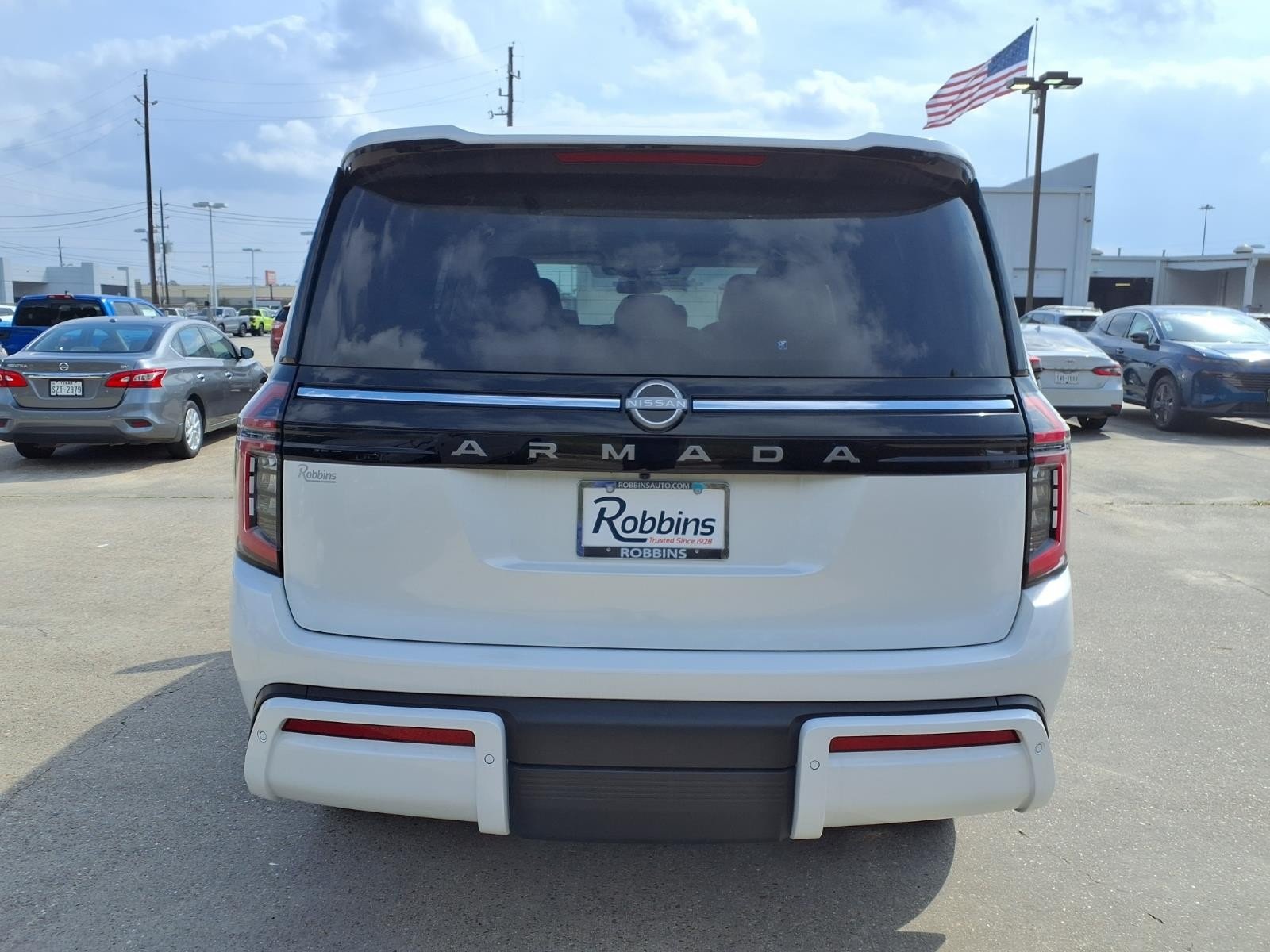 2026 Nissan Armada SV White at Sterling McCall Nissan