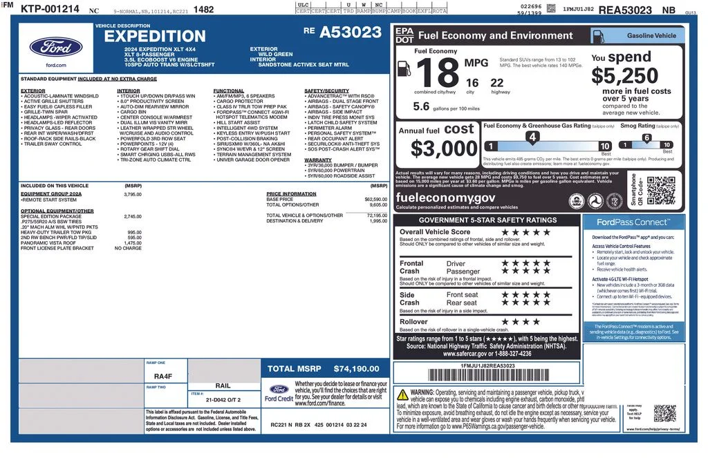 Used 2024 Green Ford XLT image 31
