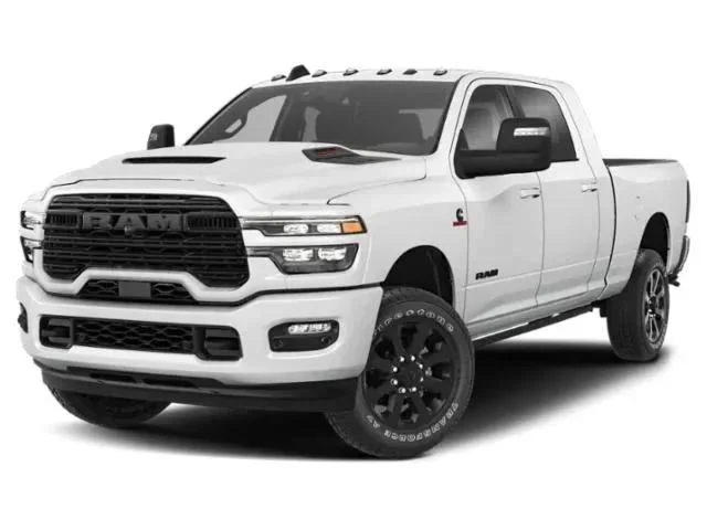 New 2026 Bright White Clear-Coat Exterior Paint RAM Laramie image 1