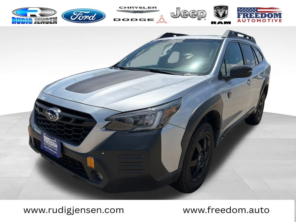 Used 2022 Ice Silver Metallic Subaru Wilderness image 1