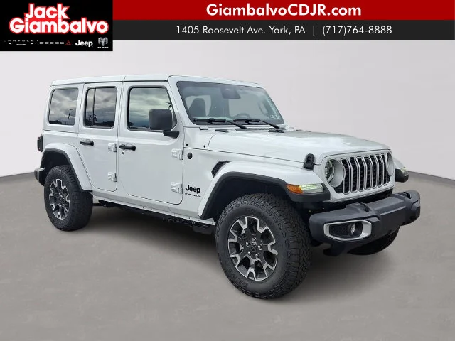 New 2026 White Jeep Sahara image 1