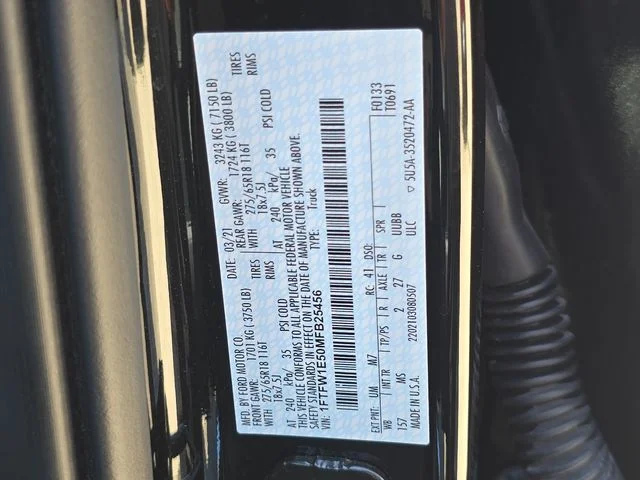 Used 2021 Agate Black Metallic Ford XLT image 23
