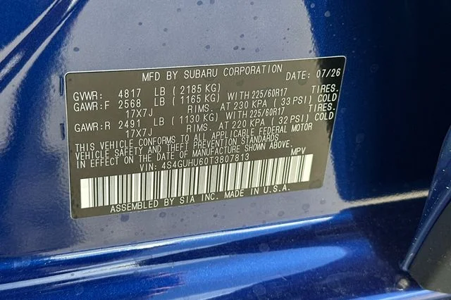 New 2026 SAPPHIRE BLUE PEARL Subaru Wilderness image 22