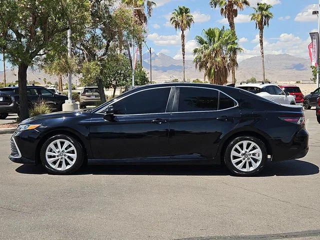 Used 2023 Midnight Black Metallic Toyota LE image 14