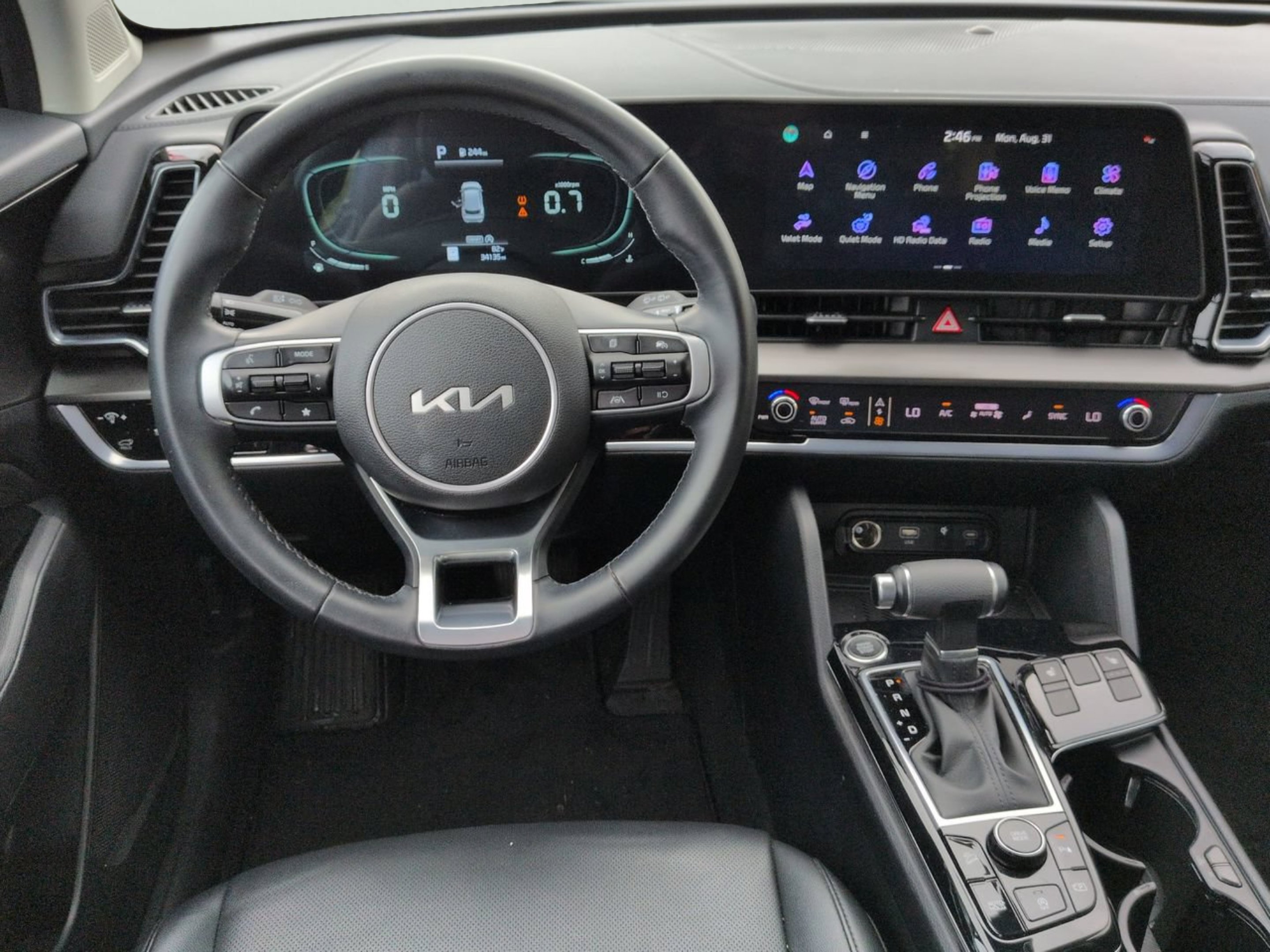 Certified Used 2025 Ebony Black Kia EX image 14